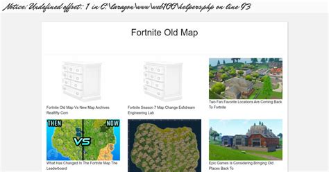 Fortnite Old Map