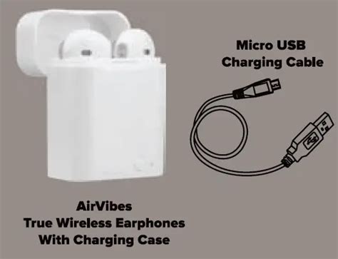 VIVITAR VZ40031W true wireless Bluetooth earphones User Manual