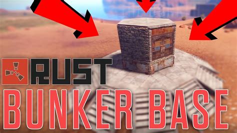 🏛 "THE BUNKER" - RUST BUNKER BASE DESIGN 2017! 🏛 - YouTube