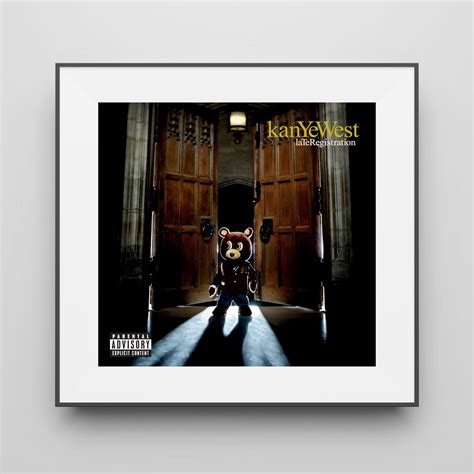 Kanye West Late Registration Album Cover Poster | Etsy