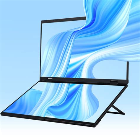 Folding Monitor Dual stacked Screen Fold Portable