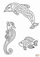 Celtic Animals Designs 3 coloring Page  Free Printable Coloring Pages sketch template
