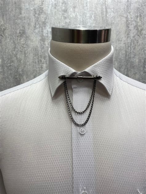 Collar Bar Shirt Collar Clips Men's Collar Tie Bar - Etsy