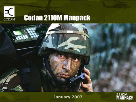 PPT - Codan 2110M Manpack PowerPoint Presentation, free download - ID:1293987