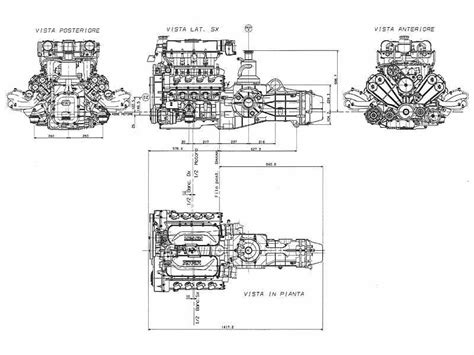 Ferrari Engine Blueprints - How Car Specs