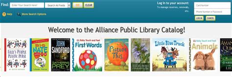 online catalog - Alliance Public Library