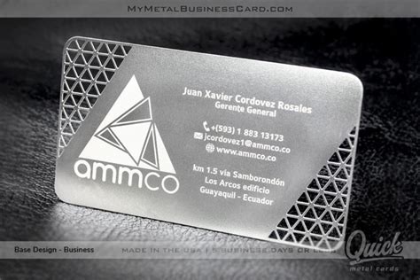 ﻿Discover Laser Cut Metal Business Cards - Metal Business Cards | My Metal Business Card | World ...