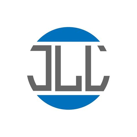 JLL letter logo design on white background. JLL creative initials circle logo concept. JLL ...