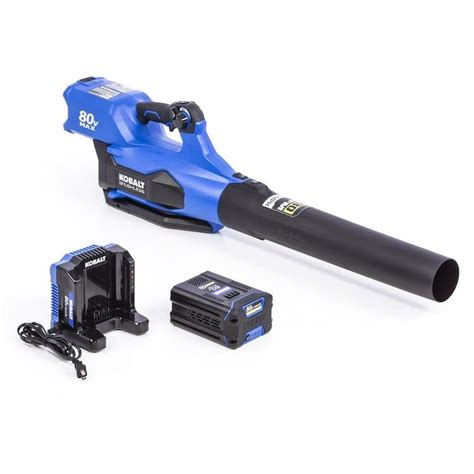 Kobalt 80-Volt Max Lithium Ion Brushless Cordless Electric Leaf Blower (Battery Included) at ...