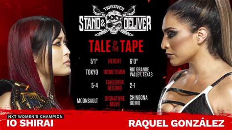 Io Shirai vs Raquel Gonzalez : NXT Women's Championship Match : Tale of ...