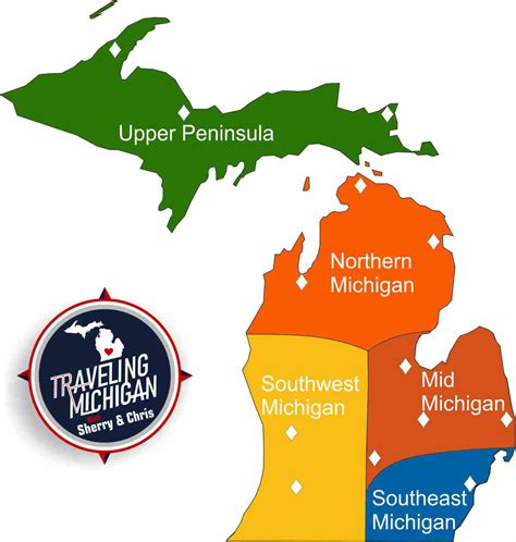 Interactive Map of Michigan | Regions and Cities Mobile Friendly