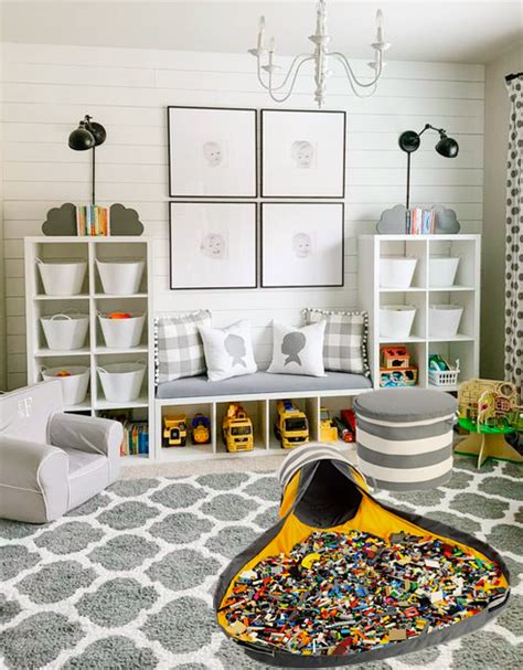 50+ Clever Playroom Storage Ideas You Won't Want To Miss | Kid room ...