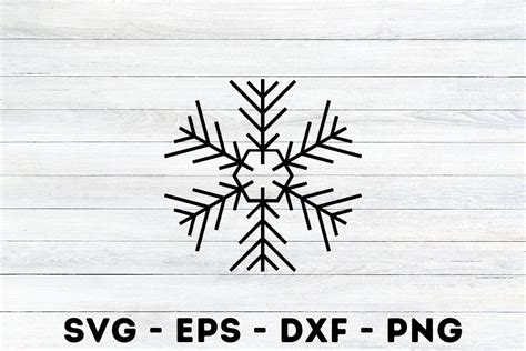 Snowflake Silhouette Svg Graphic by MagaArt · Creative Fabrica