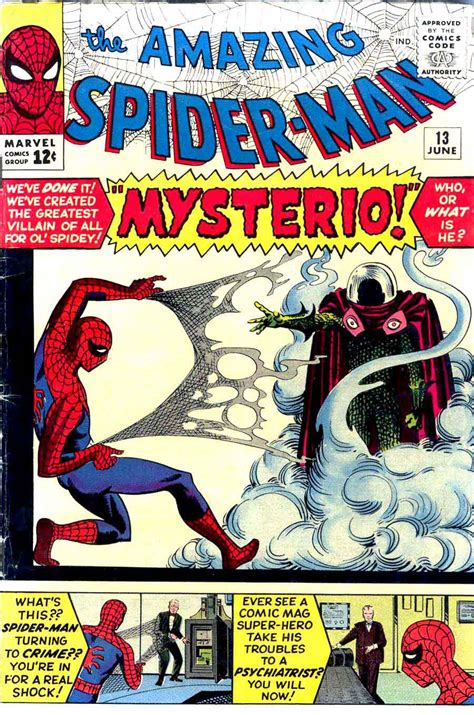 Amazing Spider-man #13 - Steve Ditko art & cover + 1st Mysterio ...