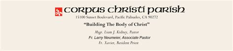 Corpus Christi Church - Catholic Church Pacific Palisades