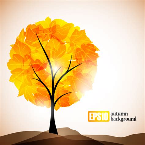 Set of Leaf fall vector backgrounds vector 02 free download