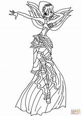 Disegno Di Tecna Harmonix Da Colorare  Disegni E Stampare sketch template