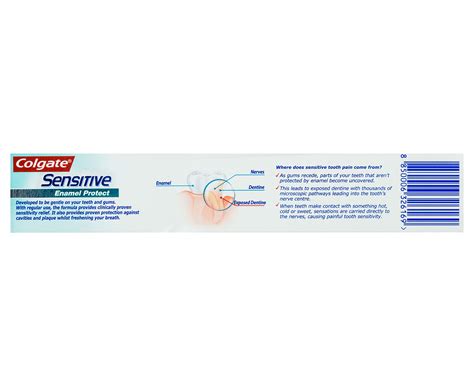 Colgate Sensitive Enamel Protect Whitening Toothpaste 110g | Catch.co.nz