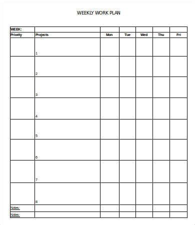 Excel Work Plan Template - 12+ Free Excel Documents Download | Free & Premium Templates