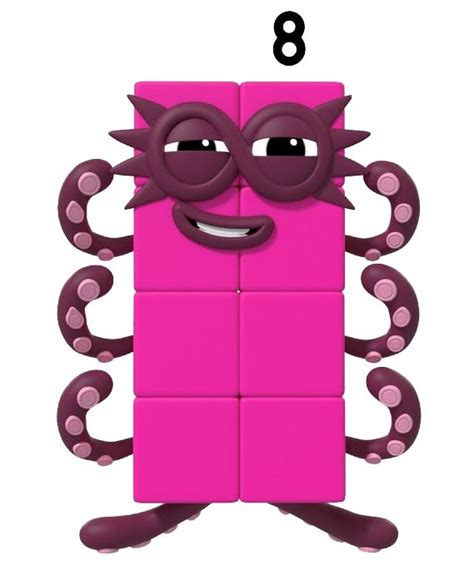 Eight From Numberblocks by alexiscurry on DeviantArt | Block birthday, Number fun, Birthday