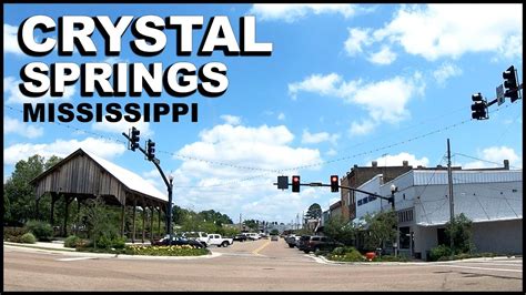 Crystal Springs Mississippi - Downtown Driving Tour 4K - YouTube