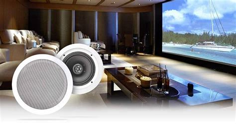 Home theater ceiling speaker system