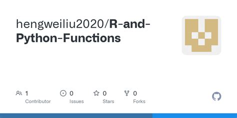 GitHub - hengweiliu2020/R-and-Python-Functions
