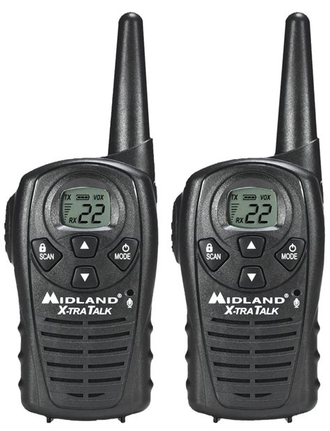 Radios Walkie Talkies, Midland Lxt118 Gmrs Wireless Handheld Walkie ...