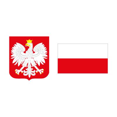 Flag of Poland vector logo - Flag of Poland logo vector free download