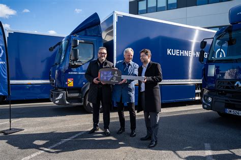 Kuehne+Nagel takes delivery of 23 Renault Trucks electric vehicles for ...