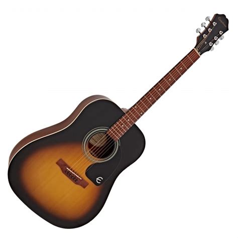 Epiphone DR-100 Acoustic, Vintage Sunburst at Gear4music