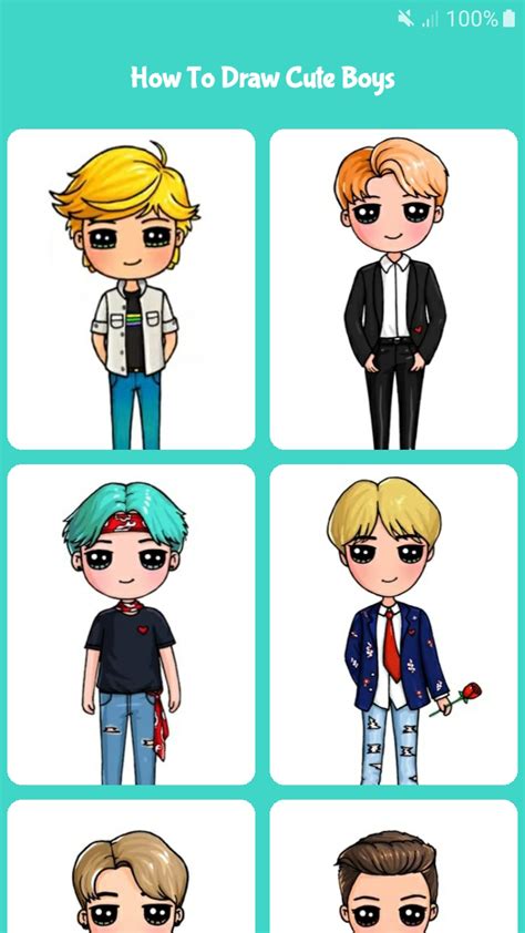 How To Draw A Cute Boy Easily - App on Amazon Appstore