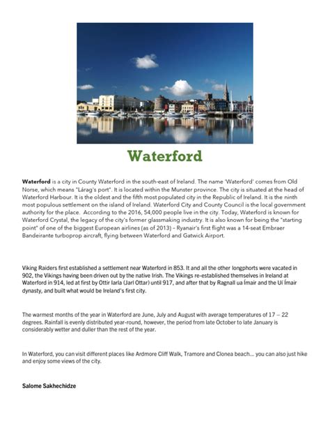 Waterford | PDF