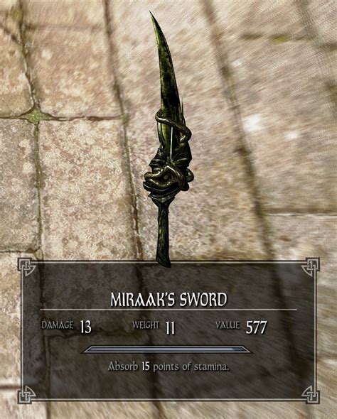 Miraak's Sword | Legacy of the Dragonborn | Fandom