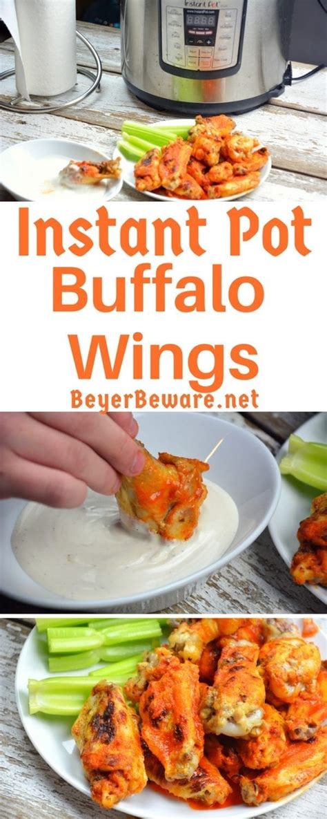 These Instant Pot Buffalo wings were quick to make chicken buffalo ...