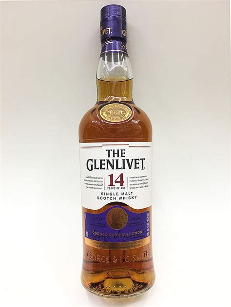 Buy The Glenlivet 14 Years Of Age Single Malt Scotch Whisky 'Cognac Cask Selection' – Quality ...