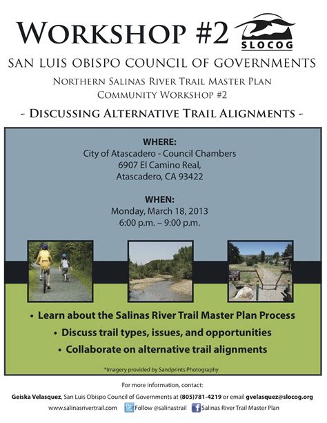 Salinas River Trail Master Plan-Workshop #2 - SLO Horse News