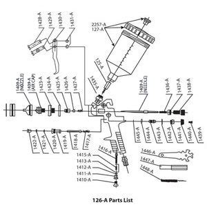 Spray Gun Parts Diagram