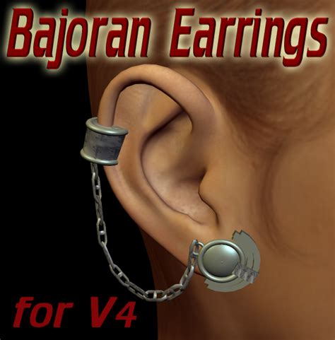 Bajoran Earrings for V4 by mylochka on DeviantArt