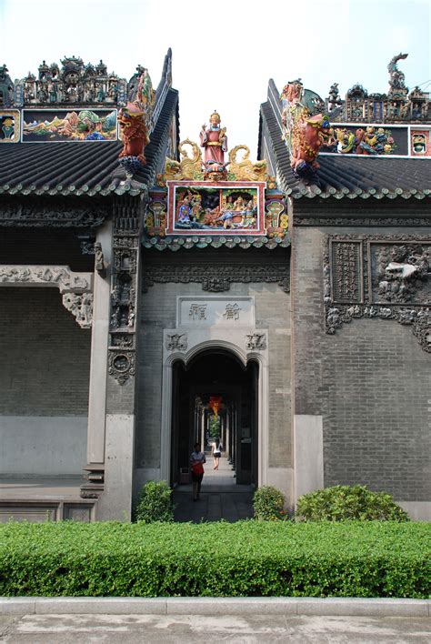 Guangzhou - Chen Clan Ancestral Hall | Chinese courtyard, Ancient architecture, Traditional ...