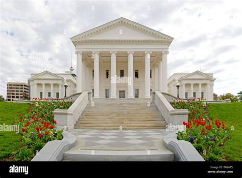 Virginia State Capitol Building in Richmond. High resolution panorama ...