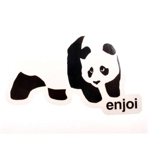 Enjoi Skateboards Enjoi Panda Sticker Small - Enjoi Skateboards from Native Skate Store UK