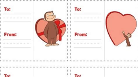 Curious George Valentine's Day Cards | Kids… | PBS KIDS for Parents