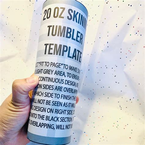 20 Oz Skinny Tumbler Template Svg Free - Printable Word Searches