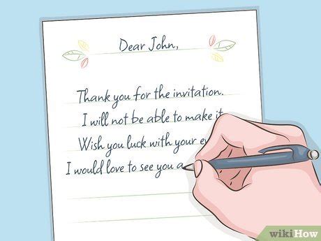 How to Politely Decline an Invitation: 9 Steps (with Pictures) - Wiki How To English