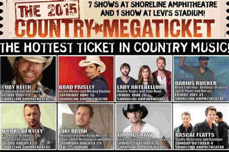 Country Megaticket tour dates and concert tickets | Concert tickets ...