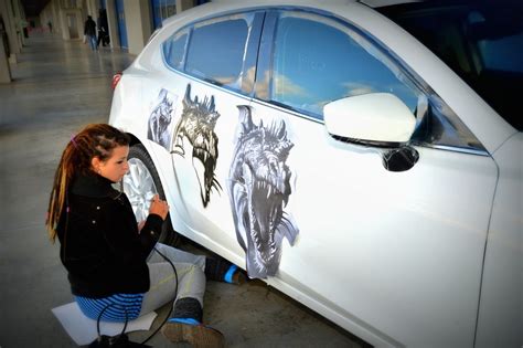 Airbrush Artwork On Cars