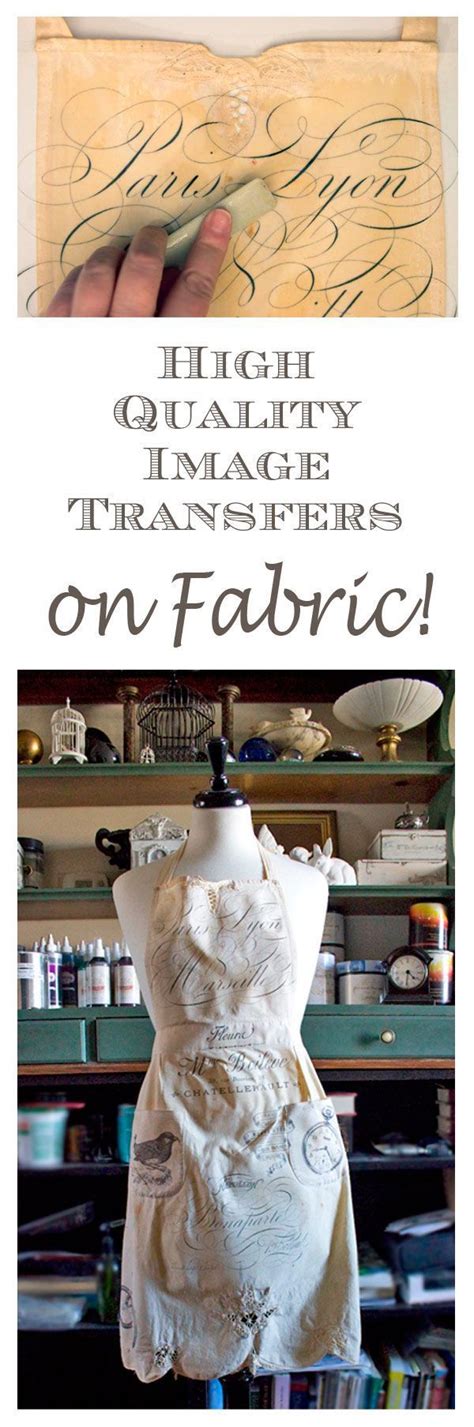 High Quality Image Transfers on Fabric - EASY! Graphics Fairy. This is one of the best Transfer ...