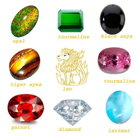 Lucky Gemstone For Leo Ascendant | Gemstone Meanings | Leo gemstone ...