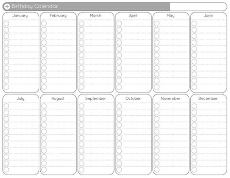 Editable Yearly Calendar – templates free printable